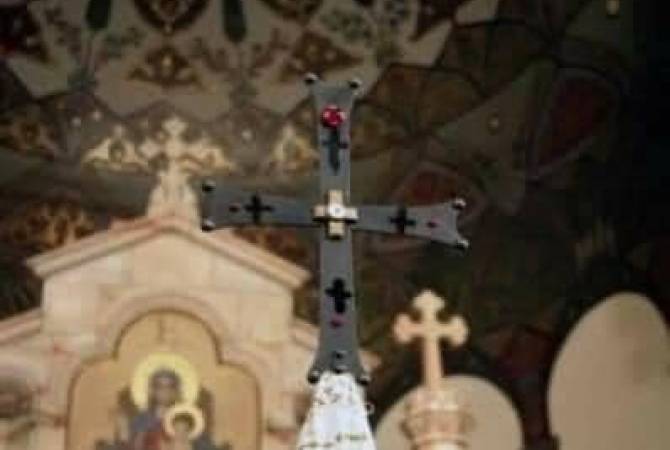 В Арцах доставлен крест Ашота Ерката со святыми частицами Животворящего Креста 
Господня

