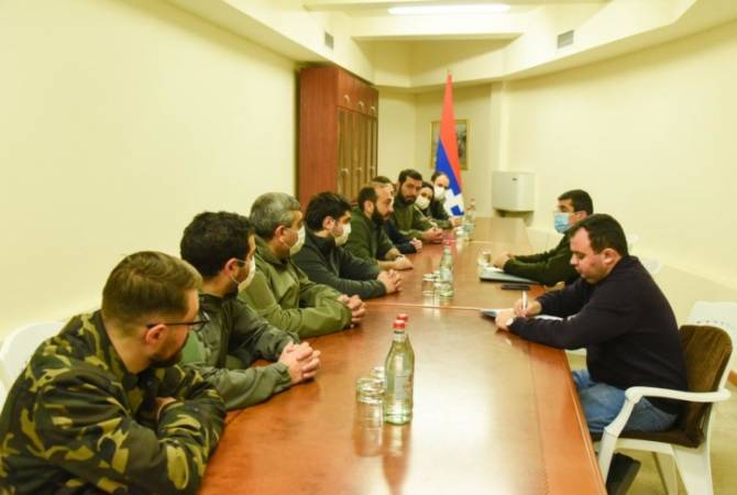 Artsakh President introduces Armenia’s MPs on situation caused by Azeri-Turkish aggression
