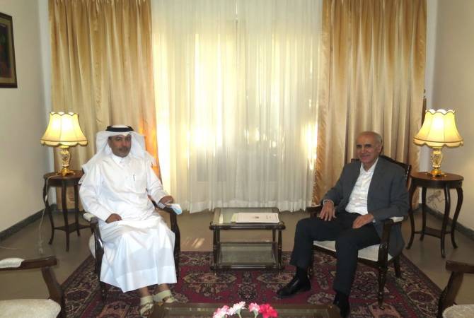 L'ambassadeur d'Arménie en Iran a rencontré son homologue du Qatar