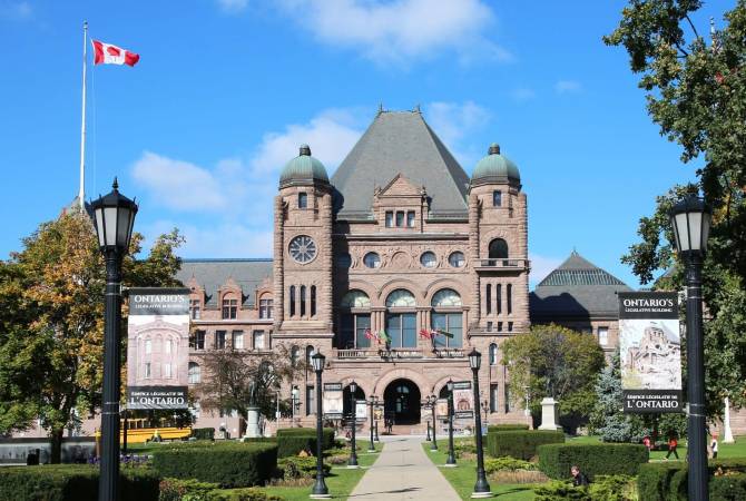 Ontario Parliament requests to expel Turkey from NATO, recognize Artsakh