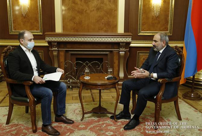 Наша цель -международное признание независимости Карабаха: интервью Пашиняна ИА 
“Интерфакс”