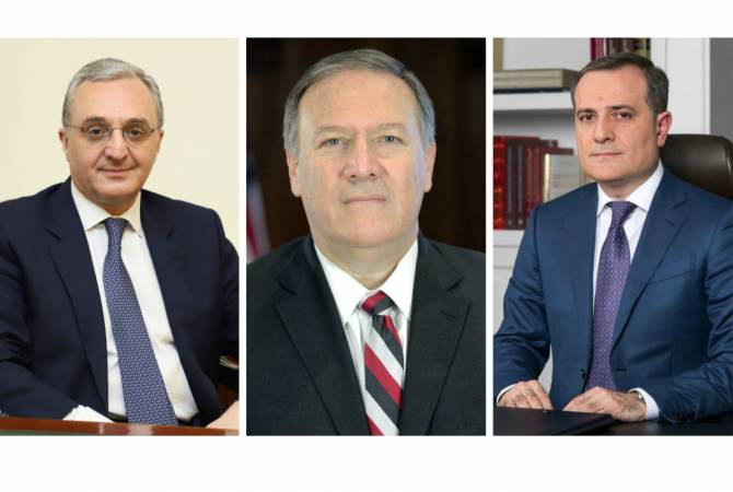 Известно время встреч глав МИД Армении и Азербайджана с госсекретарем США

