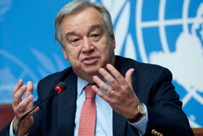 Генсек ООН приветствует соглашение о прекращении огня в зоне карабахского конфликта

