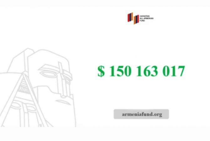 Donations to ''Hayastan'' All Armenian Fund over $150 million