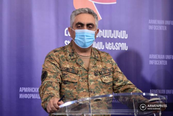ممثل وزارة الدفاع الأرمينية يقول إلى أن أذربيجان تخلت عن السيطرة ببعض اتجاهات خط المواجهة 
للإرهابيين