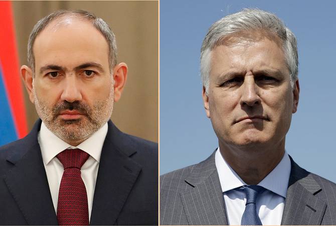 Le premier ministre Pashinyan a eu un entretien téléphonique avec Robert O'Briena  

