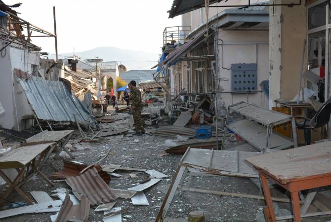 After pledging in Geneva not to target civilians, Azerbaijan again bombs Stepanakert City