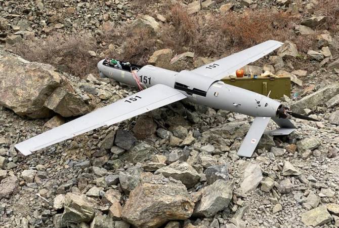 Un drone azéri détruit ce soir au-dessus de Stepanakert