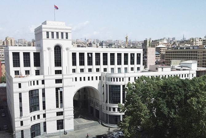 La déclaration du ministère des affaires étrangères d’Arménie