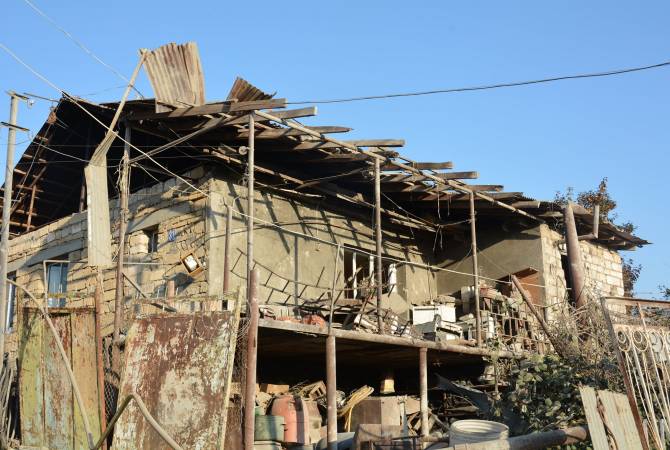 Azeri military resumes attacking civilians, bombs Martuni and Martakert with air strikes 