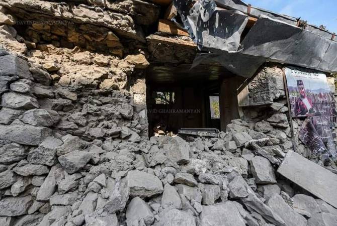 L’Azerbaïdjan a bombardé  les villes Martuni et Shushi  