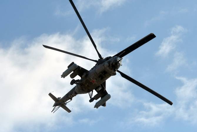 В действиях российских миротворцев в Нагорном Карабахе будут использоваться боевые 
вертолеты

