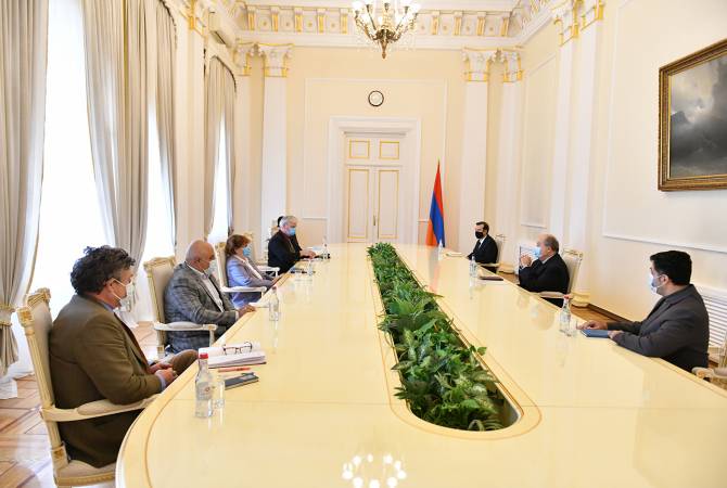 Armenian President hosts Baroness Caroline Cox