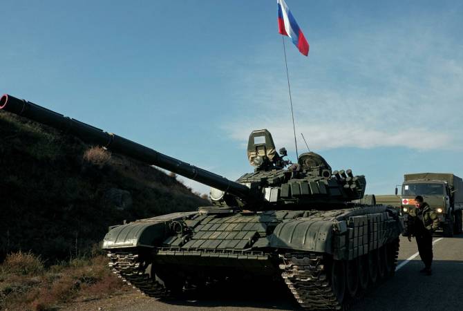 قوات حفظ السلام الروسية تدخل عاصمة آرتساخ ستيباناكيرت