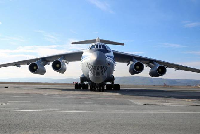 8 aircrafts of Russian Air Force took off to transfer peacekeepers to Nagorno Karabakh conflict 
zone