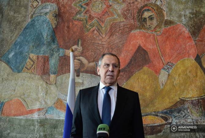 Lavrov presents details from discussions of bilateral agenda issues held with Armenian side