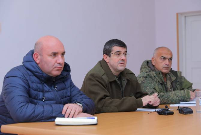 President of Artsakh holds working consultation in Askeran
