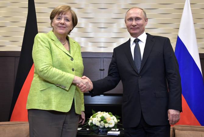 Putin, Merkel discuss situation in Nagorno Karabakh