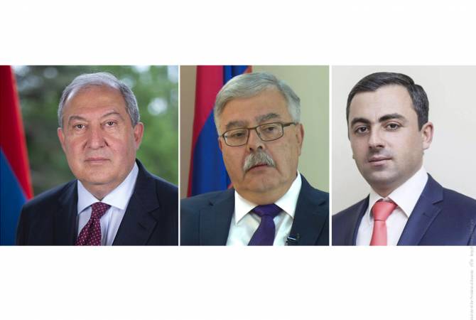 الرئيس أرمين سركيسيان يلتقي بقيادة الاتحاد الثوري الأرمني-حزب الطاشناك-