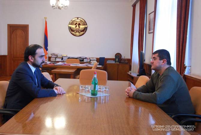 Араик Арутюнян и Тигран Авинян обсудили вопросы восстановления инфраструктур 
Арцаха

