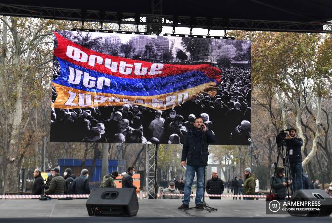 حركة «إنقاذ الوطن» تخطط لحصار جميع مداخل مبنى الحكومة قبل اجتماع مجلس الوزراء الأرميني غداً