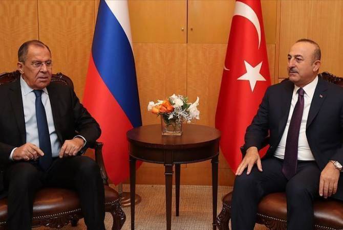 Russian, Turkish FMs to discuss implementation of NK statement