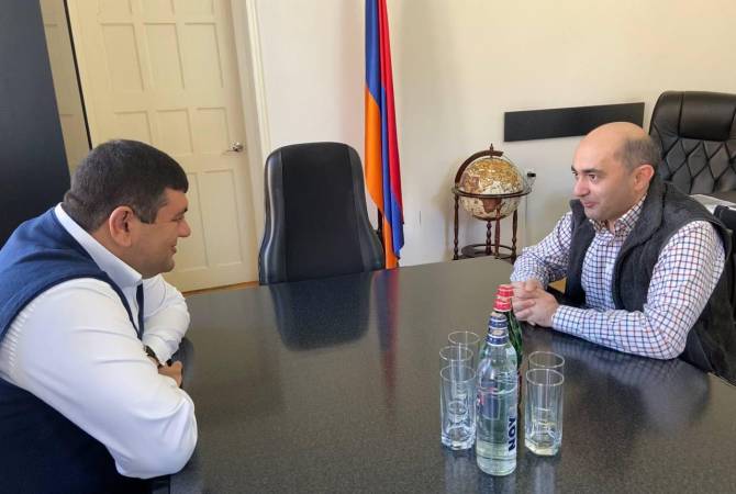 Opposition faction head meets with Mayor of Kapan