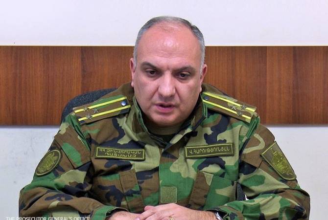 Военный прокурор Армении встретился с сотрудниками прокуратуры РФ, несущими 
службу в Арцахе

