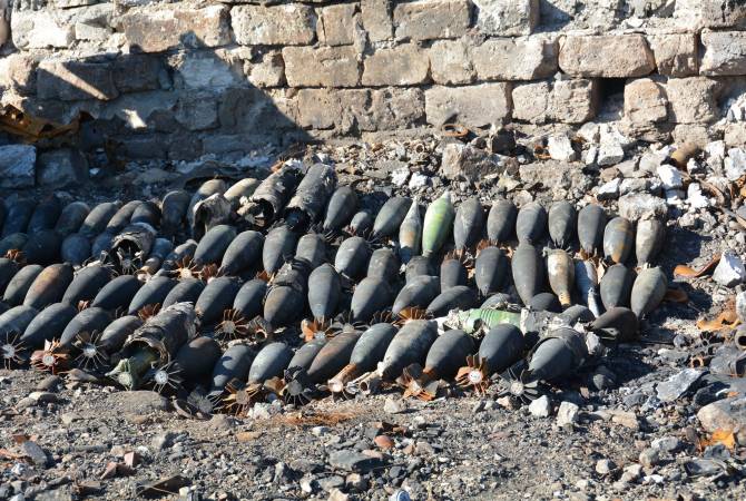 На территории общин Айгестан и Хнацах Аскерана будут обезврежены неразорвавшиеся 
боеприпасы