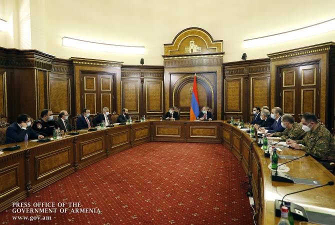 Под председательством премьера Армении и президента Арцаха состоялось совещание 
Совета безопасности 