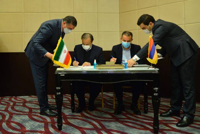 ՀՀ էկոնոմիկայի նախարարն Իրանի պաշտոնակցի հետ հուշագիր է ստորագրել