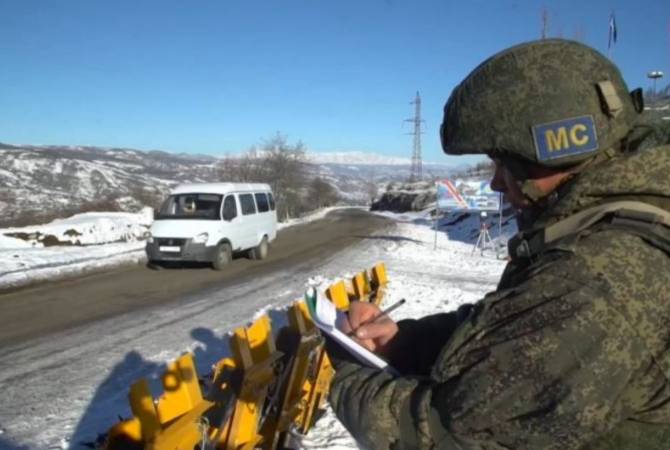 Russian peacekeepers in Nagorno Karabakh hold anti-terror drills 