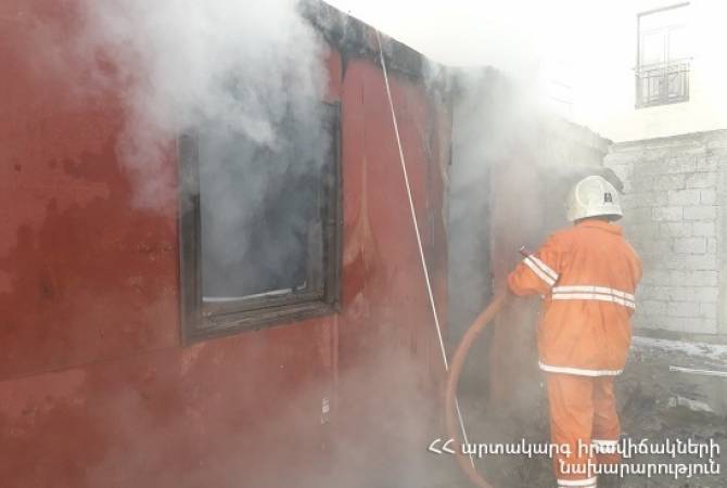 Երևանում վագոն-տնակ է այրվել