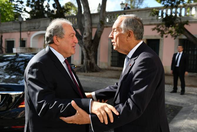 الرئيس أرمين سركيسيان يبعث رسالة تهنئة للرئيس البرتغالي مارسيلو ريبيلو دي سوزا بإعادة انتخابه