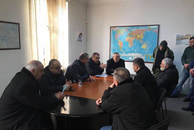 Делегация НС Арцаха во главе с председателем с рабочим визитом находится в Армении

