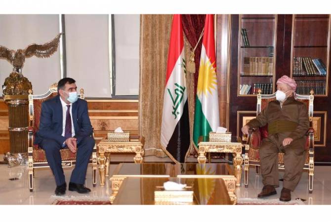  Armenian Consul General, leader of Iraqi Kurdistan discuss situation in the region 