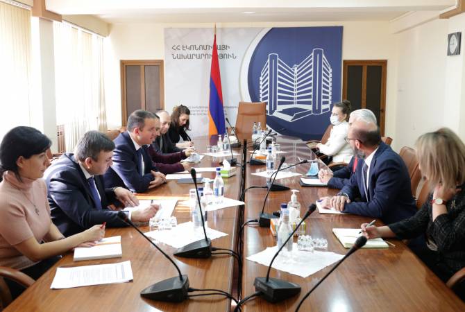 Министр экономики встретился с постоянным координатором ООН в Армении

