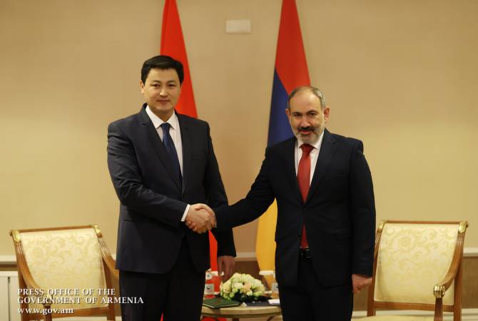  Armenian, Kyrgyz PMs meet in Kazakhstan, discuss bilateral cooperation 