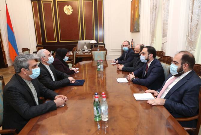نائب رئيس الوزراء تيكران أفينيان يستقبل سفير إيران بأرمينيا عباس زهوري وبحث قضايا عدة