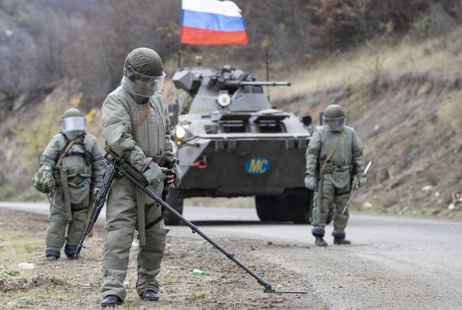 ՌԴ խաղաղապահները Լեռնային Ղարաբաղում ականազերծել են շուրջ 1079 հա տարածք