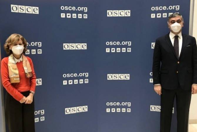 Представитель ОБСЕ по вопросам свободы СМИ обсудила с послом Армении вопросы 
сферы

