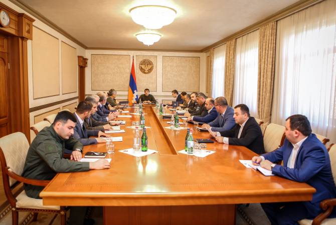 Le Conseil de sécurité de l’Artsakh a  discuté des réalités d’après-guerre