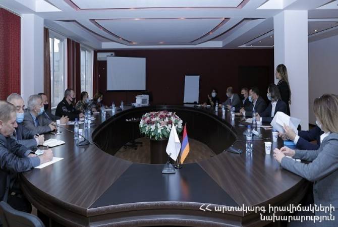 Представители МЧС Армении встретились с международными экспертами

