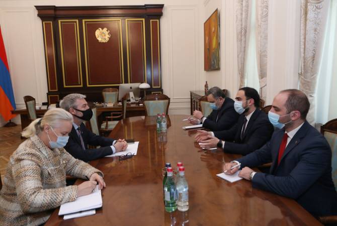 Armenia deputy PM introduces process of economic reforms to Swedish Ambassador
