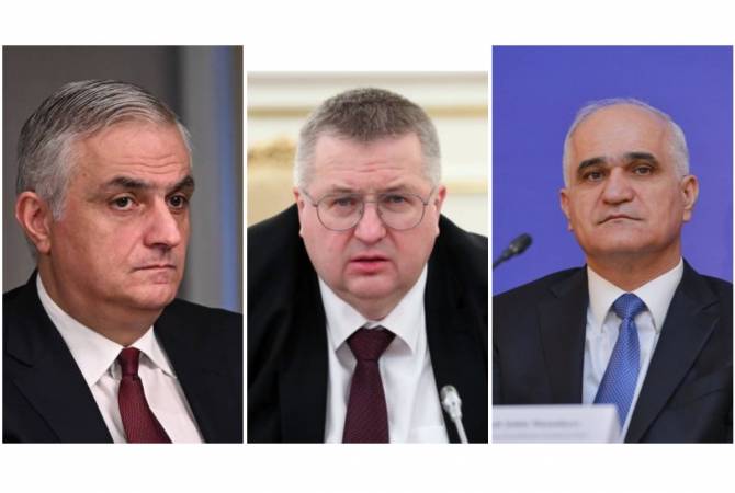 Les vice-Premier ministres arménien, russe, azerbaïdjanais tiennent une session du groupe de 
travail