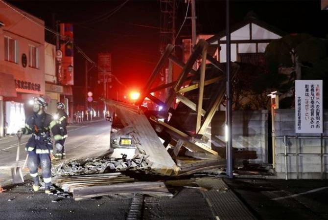  СМИ: работа шести японских ТЭС частично приостановлена из-за землетрясения
 
