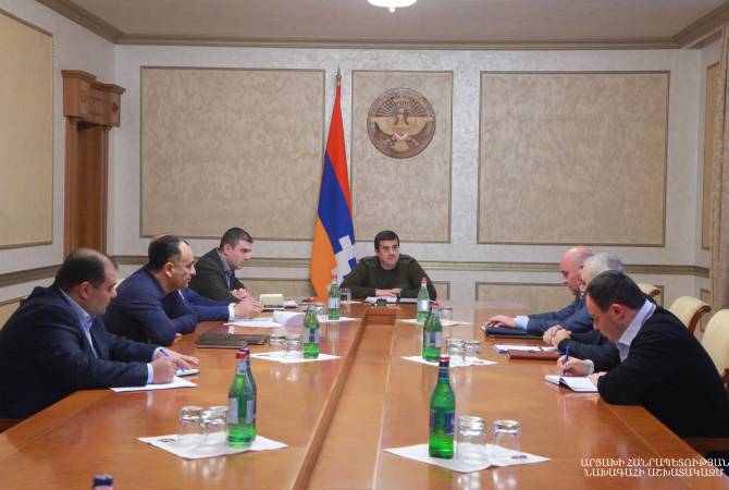 President of Artsakh convenes consultation to discuss house-building works