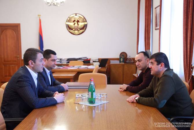President of Artsakh receives Chairman of State Cadastre Committee of Armenia