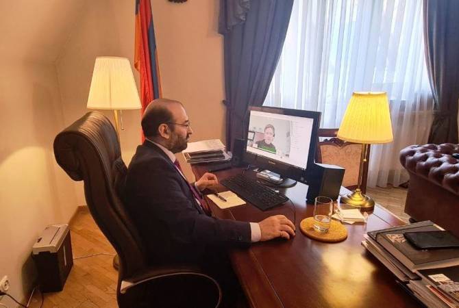 Посол Армении в Литве Тигран Мкртчян представил членам Европарламента ситуацию в 
Арцахе после войны