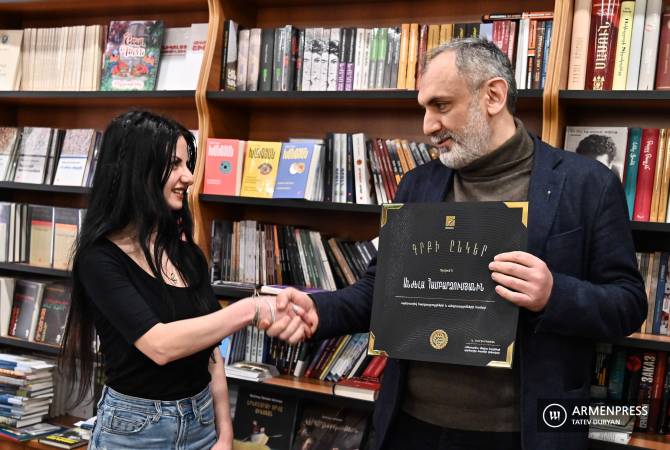 Проект «Ереванский бестселлер» агентства «Арменпресс» удостоился премии «Друг 
книги»

